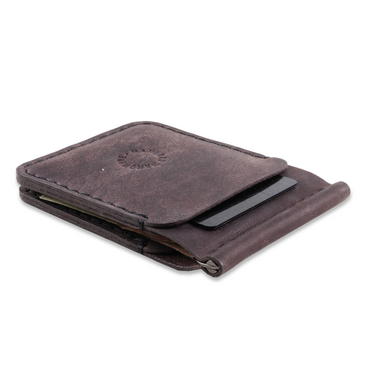 Manboro Clip Wallet, Brown