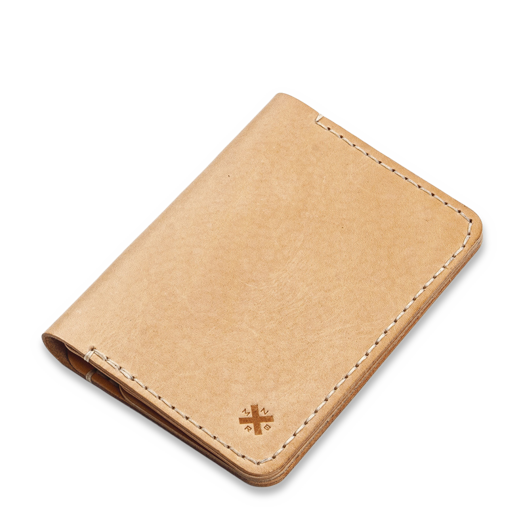 Manboro Passport Wallet, Tan