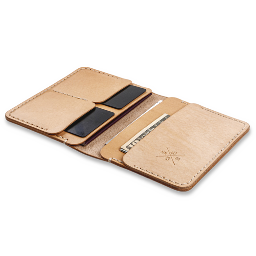 Manboro Passport Wallet, Tan