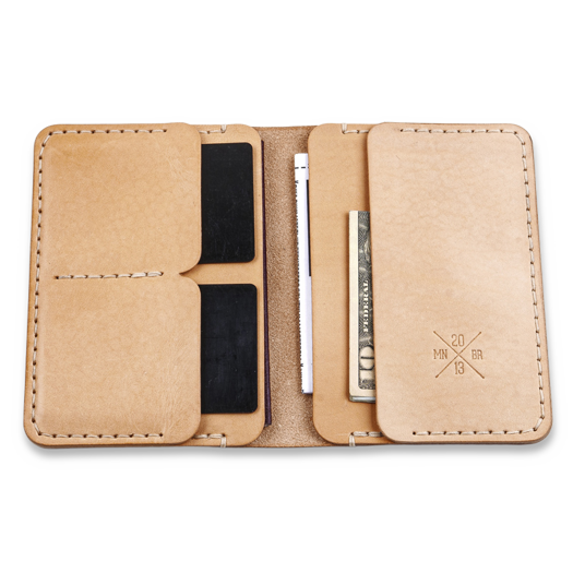 Manboro Passport Wallet, Tan