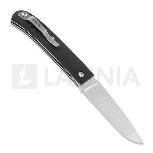 Manly Comrade CPM-154 folding knife, black