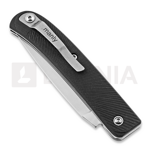 Manly Comrade CPM S90V sulankstomas peilis, juoda