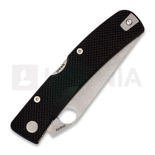 Manly Peak CPM-S-90V folding knife, black