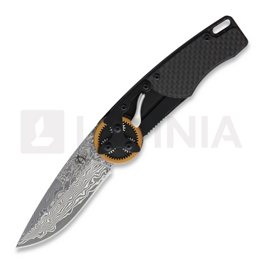 Zavírací nůž Mantis Gearhead Drop Point, Damascus