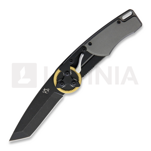 Coltello pieghevole Mantis Gearhead Tanto, brass