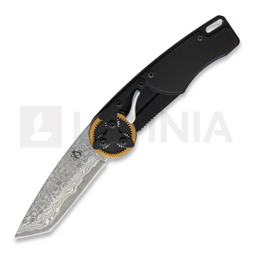 Mantis Gearhead Tanto 접이식 나이프, Damascus