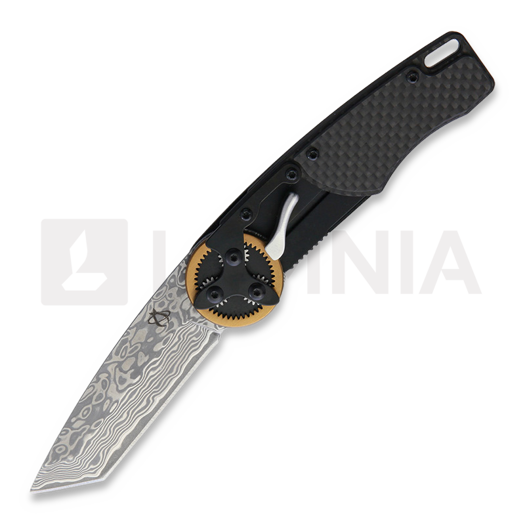 Mantis Gearhead Tanto összecsukható kés, Damascus