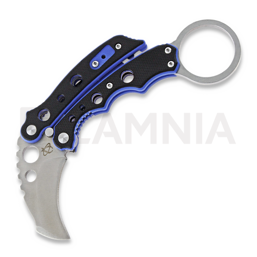Mantis Vuja De Karambit Blue balisong