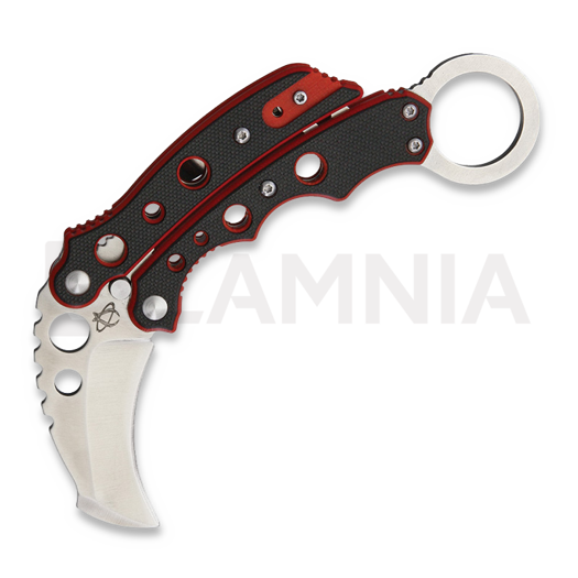 Balisong Mantis Vuja De Karambit Red