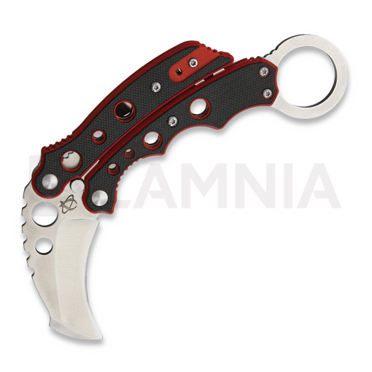 Balisong Mantis Vuja De Karambit Red