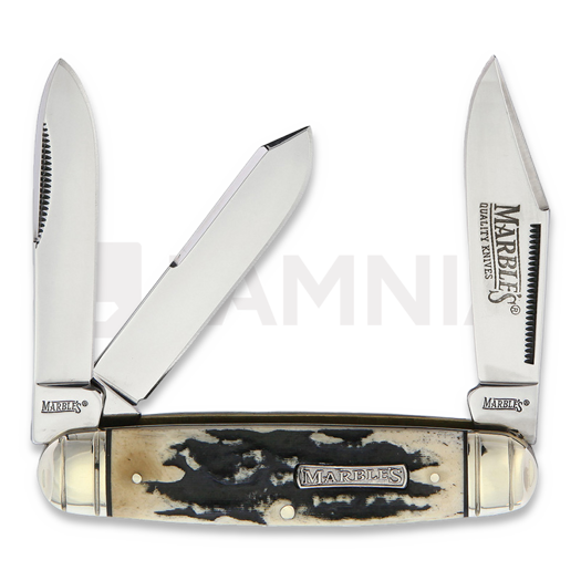 Marbles Black Stag Cattleman Whittler Taschenmesser