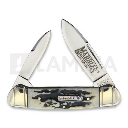 Pocket knife Marbles Black Stag Large Canoe