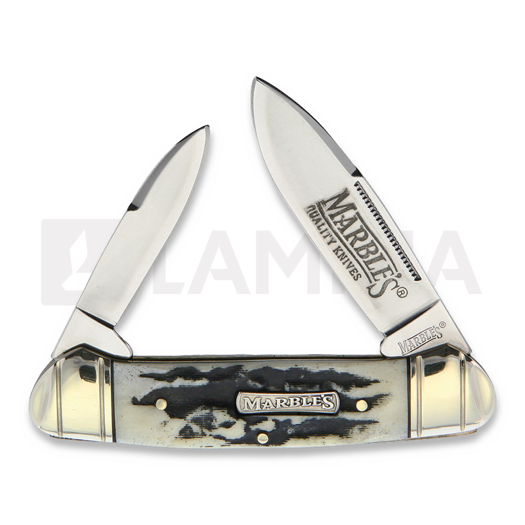 Pocket knife Marbles Black Stag Large Canoe