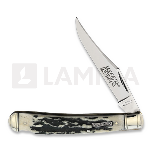 Marbles Black Stag Lock Back foldekniv