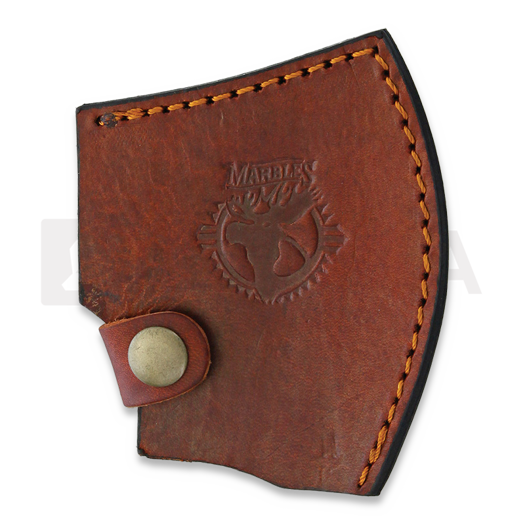 Marbles Damascus Hatchet Smooth Bone