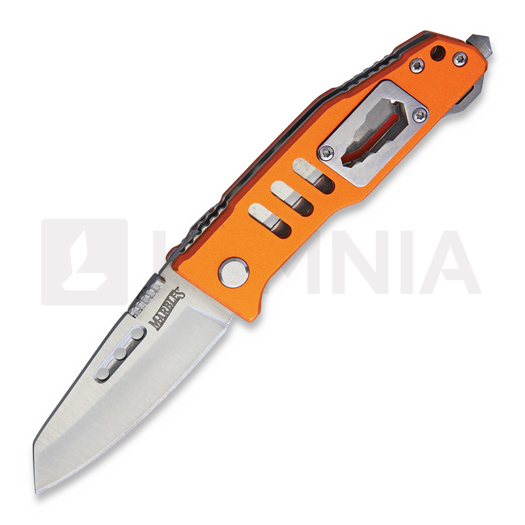 Marbles Linerlock Orange Handle 접이식 나이프