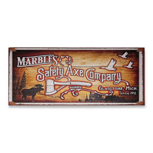 Marbles Marbles Safety Axe Sign