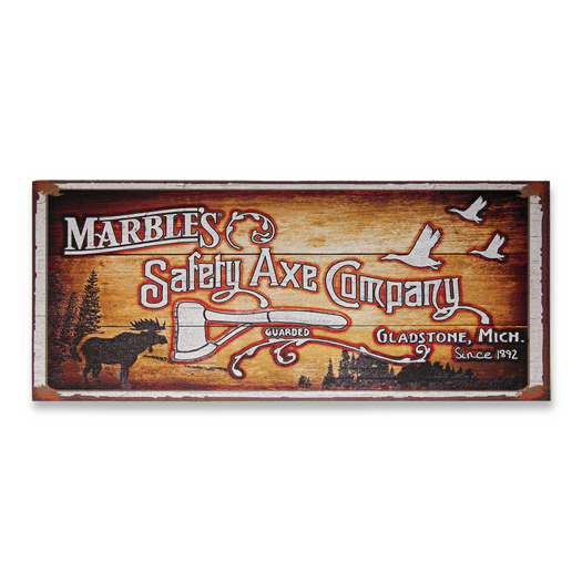 Marbles Marbles Safety Axe Sign