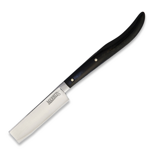 Brzytwa prosta Marbles Smooth Bone, musta
