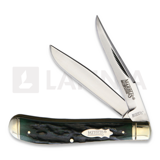 Briceag Marbles Trapper Green Stag Bone