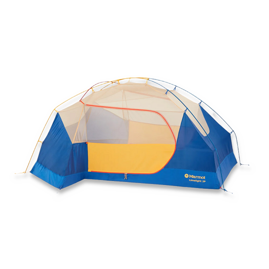Marmot Limelight 3P tent, solar / red sun