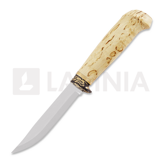 Marttiini DeLuxe Lynx knife with bronze finger guard 450012