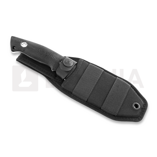 Maserin 986 Hunting Micarta jaktkniv, svart