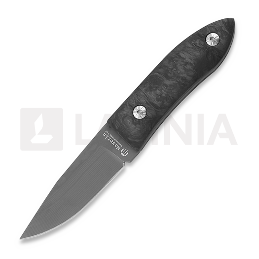 Cuțit Maserin AM22, Damascus, Fat Carbon, negru