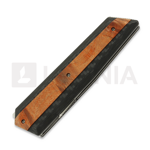 Maserin AM4 folding knife, pink burl