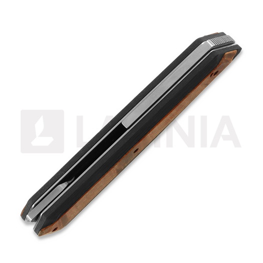 Maserin AM4 folding knife, pink burl