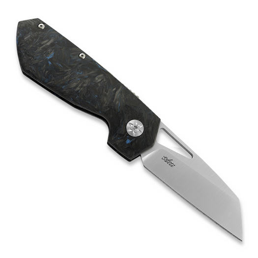 Maserin FOLDING KNIFE,M390-BLUE FAT CARB.HD
