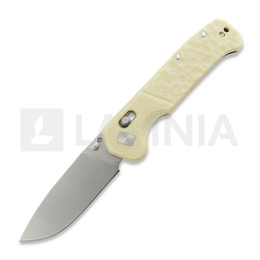 Maserin Frontier - Micarta kääntöveitsi, valkoinen