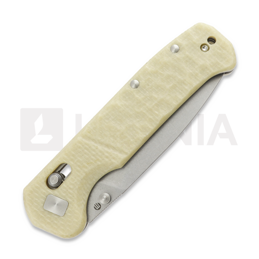 Maserin Frontier - Micarta kääntöveitsi, valkoinen