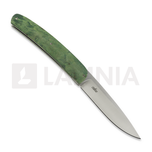 Maserin Gourmet sulankstomas peilis, green burl