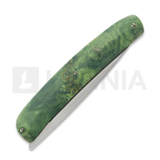 Maserin Gourmet sulankstomas peilis, green burl