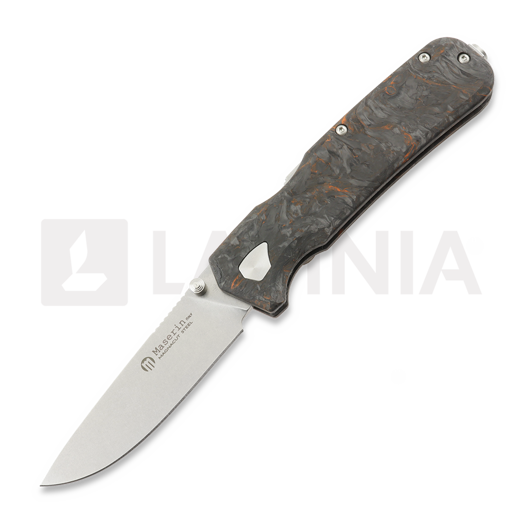 Skladací nôž Maserin Pulse DP - Fatcarbon, čierna, oranžová