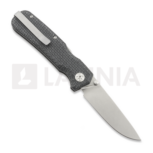 Maserin Pulse DP - Micarta kääntöveitsi, musta