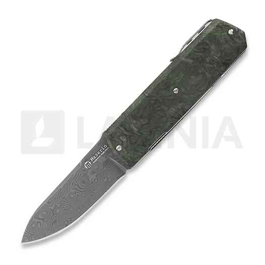Maserin Silver Damascus Taschenmesser, grün