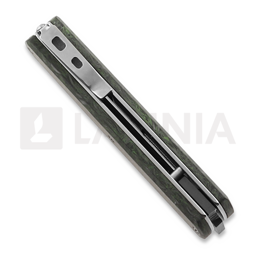 Zavírací nůž Maserin Silver Damascus, zelená