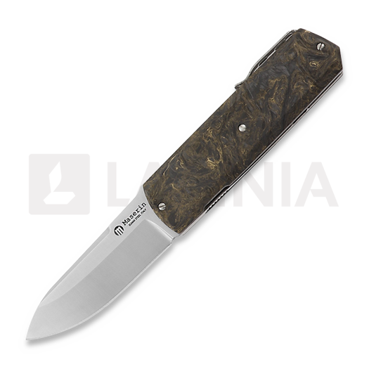 Maserin Silver Elmax sulankstomas peilis, Gold CF