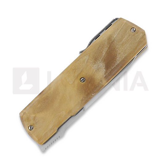 Maserin Silver Elmax sulankstomas peilis, Poplar Wood