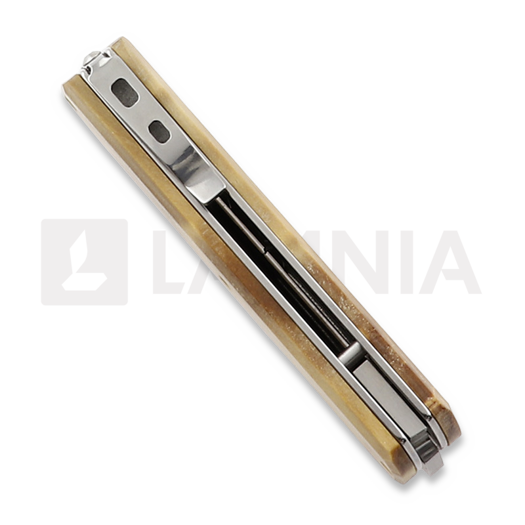 Maserin Silver Elmax sulankstomas peilis, Poplar Wood