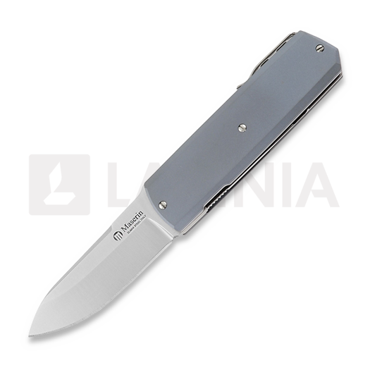 Maserin Silver Elmax fällkniv, Titanium Blue