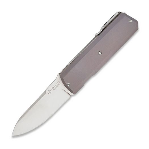 Складной нож Maserin Silver Elmax, Titanium Bronzed