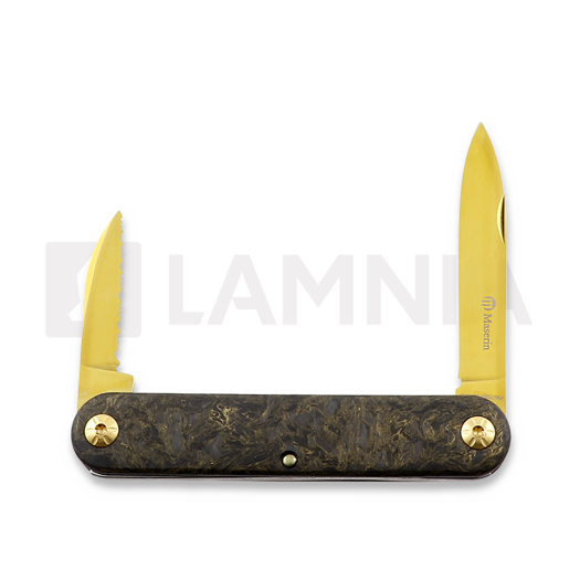 Coltello pieghevole Maserin Supertin, giallo