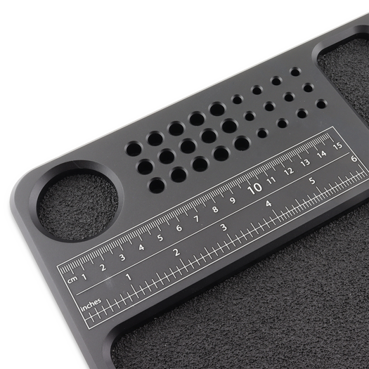 Maxace Aluminum Tray, Slots