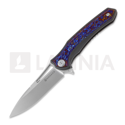 Maxace Amber-3 sulankstomas peilis, timascus