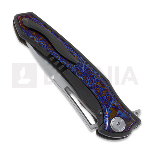 Maxace Amber-3 sulankstomas peilis, timascus