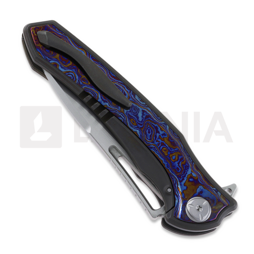 Maxace Amber-3 折叠刀, timascus