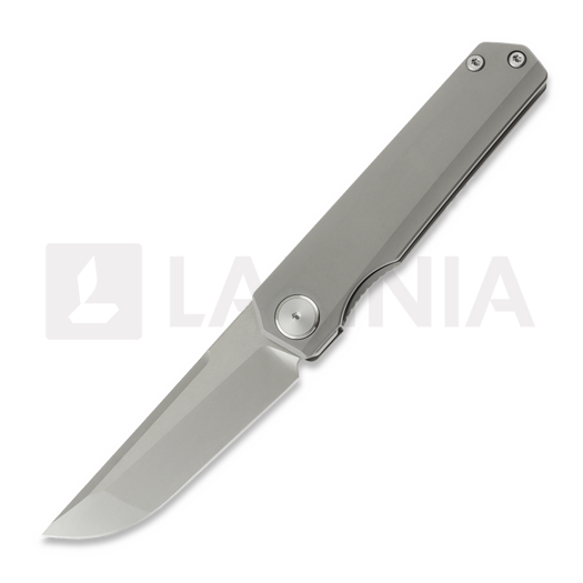 Nóż składany Maxace Baby Racoon Dog, Smooth Titanium